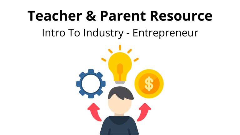 Intro To Indusry – Entrepreneur: Teacher/Parent Resource